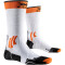 X-SOCKS Spike Helix 4.0 lange Laufsocken white/x-orange/black 35-38