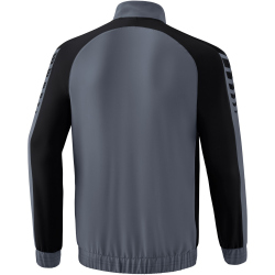 erima Six Wings Pr&auml;sentationsjacke slate grey/schwarz S