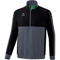 erima Six Wings Präsentationsjacke slate grey/schwarz L