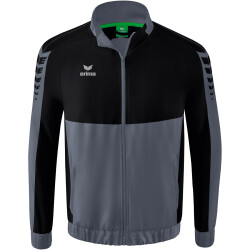 erima Six Wings Präsentationsjacke slate grey/schwarz L