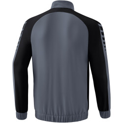 erima Six Wings Präsentationsjacke slate grey/schwarz XXL