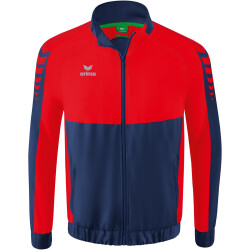 erima Six Wings Präsentationsjacke new navy/rot 128