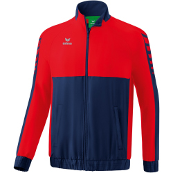 erima Six Wings Pr&auml;sentationsjacke new navy/rot M