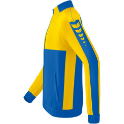 erima Six Wings Präsentationsjacke new royal/gelb 128