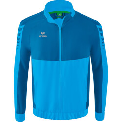 erima Six Wings Präsentationsjacke curacao/mykonos 128