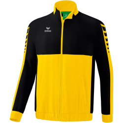 erima Six Wings Pr&auml;sentationsjacke gelb/schwarz M