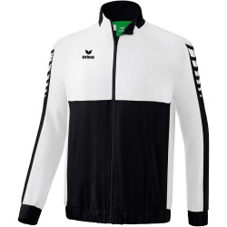 erima Six Wings Präsentationsjacke schwarz/weiß L