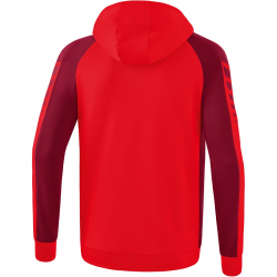 erima Six Wings Trainingsjacke mit Kapuze rot/bordeaux 116