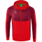 erima Six Wings Trainingsjacke mit Kapuze rot/bordeaux 116