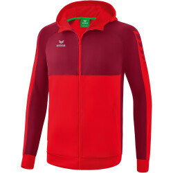 erima Six Wings Trainingsjacke mit Kapuze rot/bordeaux S