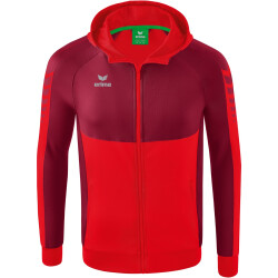 erima Six Wings Trainingsjacke mit Kapuze rot/bordeaux S