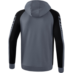 erima Six Wings Trainingsjacke mit Kapuze slate grey/schwarz S