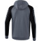 erima Six Wings Trainingsjacke mit Kapuze slate grey/schwarz XL