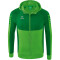 erima Six Wings Trainingsjacke mit Kapuze green/smaragd/weiß 116