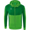 erima Six Wings Trainingsjacke mit Kapuze green/smaragd/wei&szlig; XL