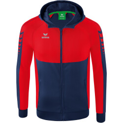 erima Six Wings Trainingsjacke mit Kapuze new navy/rot L