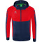 erima Six Wings Trainingsjacke mit Kapuze new navy/rot XL