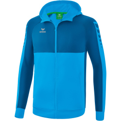 erima Six Wings Trainingsjacke mit Kapuze curacao/mykonos M