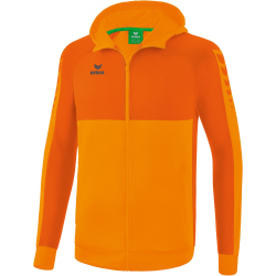 erima Six Wings Trainingsjacke mit Kapuze new orange/orange M