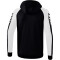 erima Six Wings Trainingsjacke mit Kapuze schwarz/weiß XL