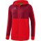 erima Six Wings Trainingsjacke mit Kapuze Damen rot/bordeaux 34