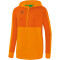 erima Six Wings Trainingsjacke mit Kapuze Damen new orange/orange 34