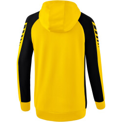 erima Six Wings Trainingsjacke mit Kapuze Damen gelb/schwarz 34