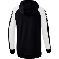 erima Six Wings Trainingsjacke mit Kapuze Damen schwarz/weiß 38