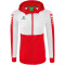 erima Six Wings Trainingsjacke mit Kapuze Damen rot/weiß 34