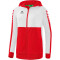 erima Six Wings Trainingsjacke mit Kapuze Damen rot/weiß 38