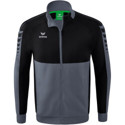 erima Six Wings Worker Trainingsjacke slate grey/schwarz 116