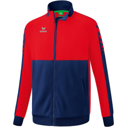 erima Six Wings Worker Trainingsjacke new navy/rot XL