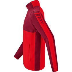 erima Six Wings Funktionsjacke mit abnehmbaren &Auml;rmeln rot/bordeaux 3XL