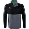 erima Six Wings Funktionsjacke mit abnehmbaren Ärmeln slate grey/schwarz M