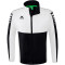 erima Six Wings Funktionsjacke mit abnehmbaren Ärmeln schwarz/weiß XL