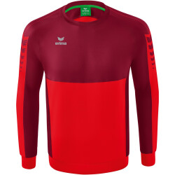 erima Six Wings Sweatshirt rot/bordeaux S