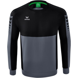 erima Six Wings Sweatshirt slate grey/schwarz S