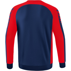 erima Six Wings Sweatshirt new navy/rot M