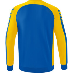erima Six Wings Sweatshirt new royal/gelb 116