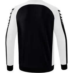 erima Six Wings Sweatshirt schwarz/weiß 116