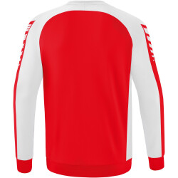 erima Six Wings Sweatshirt rot/weiß 116