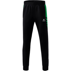 erima Six Wings Worker Trainingshose schwarz/smaragd L