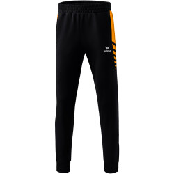 erima Six Wings Worker Trainingshose schwarz/new orange 116