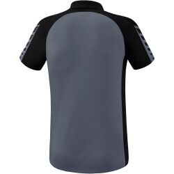 erima Six Wings Poloshirt slate grey/schwarz M