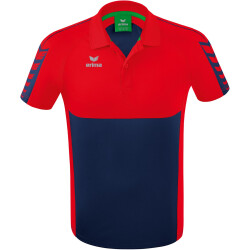erima Six Wings Poloshirt new navy/rot L