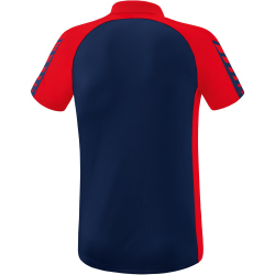 erima Six Wings Poloshirt new navy/rot XXL