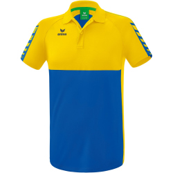 erima Six Wings Poloshirt new royal/gelb L
