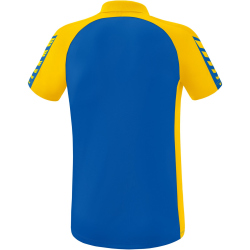 erima Six Wings Poloshirt new royal/gelb 3XL