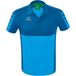 erima Six Wings Poloshirt curacao/mykonos M