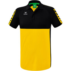 erima Six Wings Poloshirt gelb/schwarz S